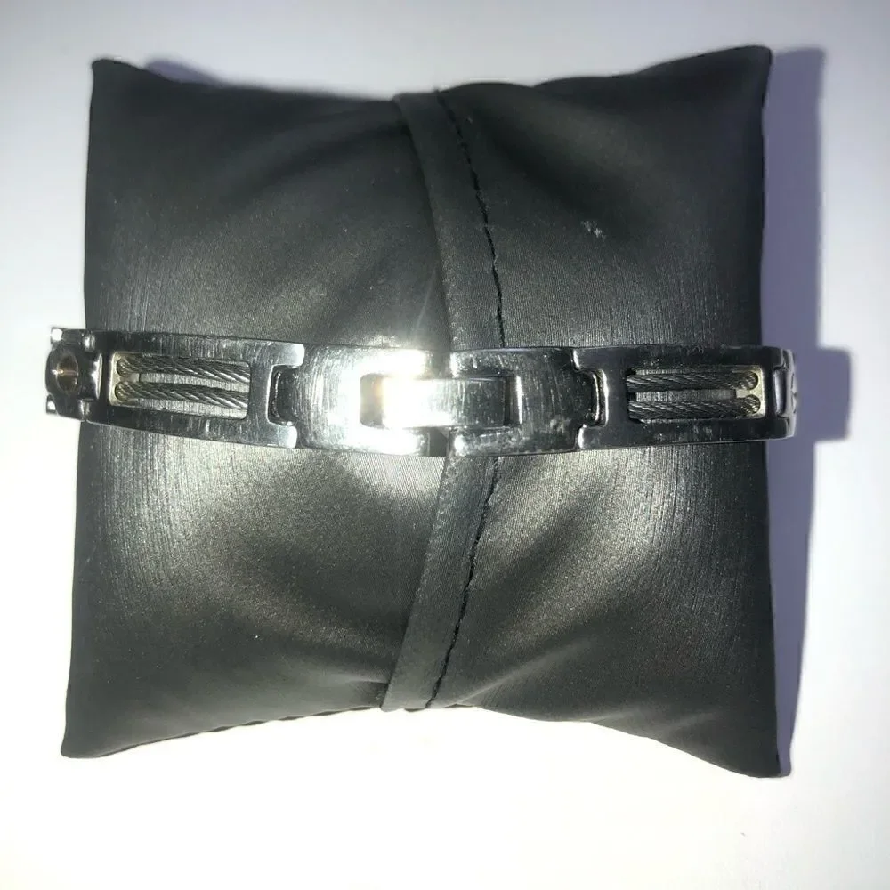 Men’s Stainless Steel & 14k Bracelet
